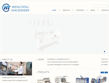 Tablet Screenshot of hengting-machinery.com